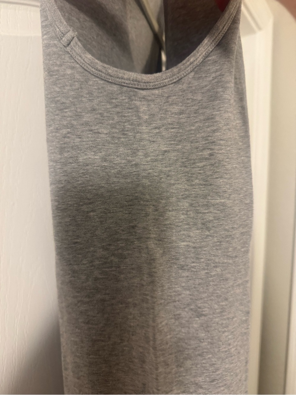 Athleta Gray V-Neck Tank Top - Picture 4 of 7